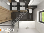 gotowy projekt Dom w rumiankach 3 (A) Wizualizacja łazienki (wizualizacja 3 widok 4)