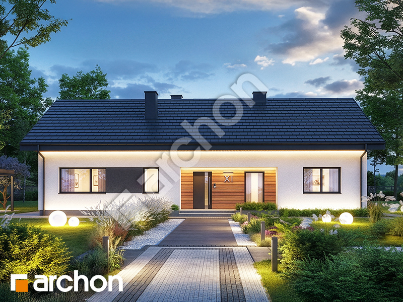 gotowy projekt Dom w rumiankach 3 (A) 