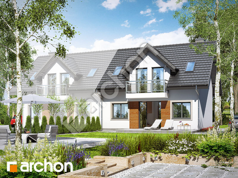 gotowy projekt Dom w rubinach 2 (B) widok 2