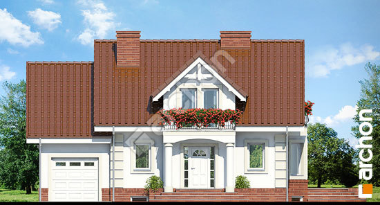 Elewacja frontowa projekt dom w kosowce p ver 2 b1916a377503d721c2fed3a0e7310517  264
