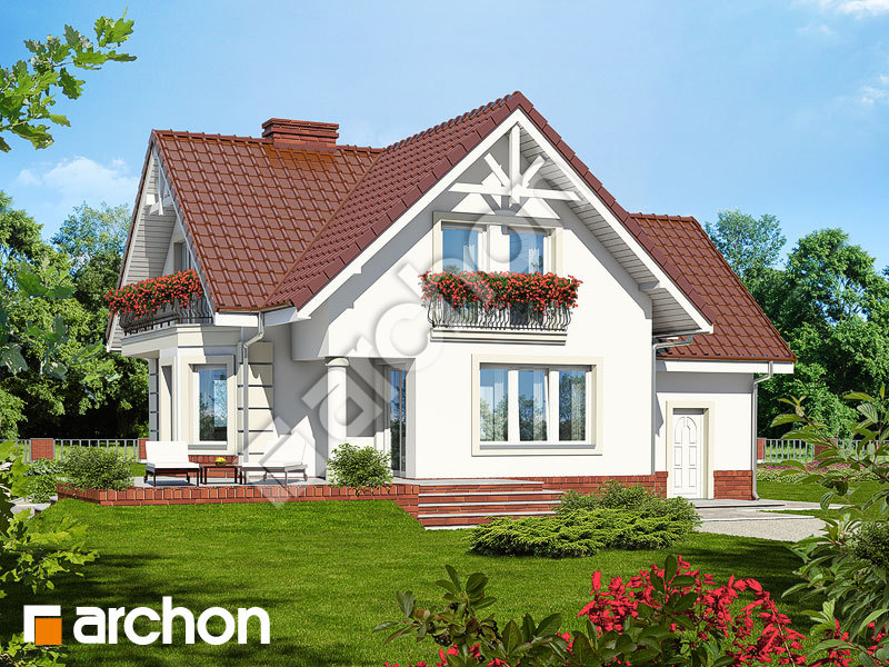 gotowy projekt Dom w kosówce (P) widok 2