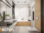 gotowy projekt Dom w galantusach (G2) Wizualizacja łazienki (wizualizacja 3 widok 3)