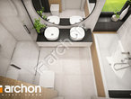 gotowy projekt Dom w galantusach (G2) Wizualizacja łazienki (wizualizacja 3 widok 4)