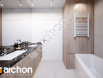 gotowy projekt Dom w kronselkach 2 Wizualizacja łazienki (wizualizacja 3 widok 2)