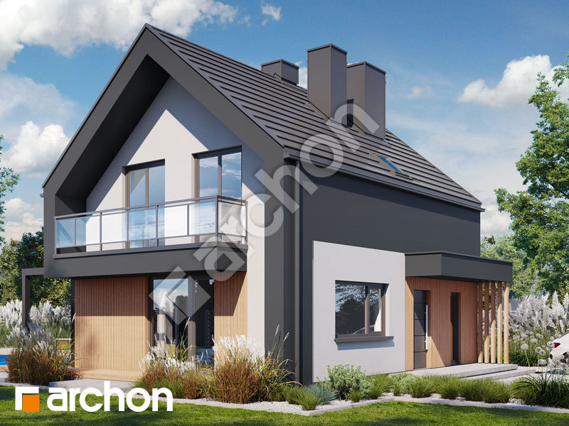 gotowy projekt Dom w kronselkach 2 widok 2