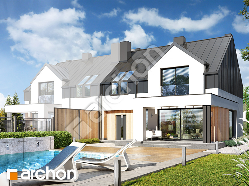 gotowy projekt Dom w gunnerach 2 (B) widok 2