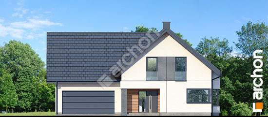 Elewacja frontowa projekt dom w rabatkach g2 b419413ea75e2fc1b000475419dfbd45  264