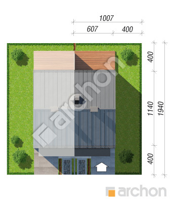 gotowy projekt Dom w riveach (GB) sytuacja