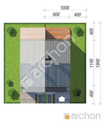 gotowy projekt Dom w riveach (GB) sytuacja