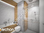 gotowy projekt Dom w santolinach Wizualizacja łazienki (wizualizacja 3 widok 2)
