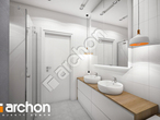gotowy projekt Dom w santolinach Wizualizacja łazienki (wizualizacja 3 widok 3)