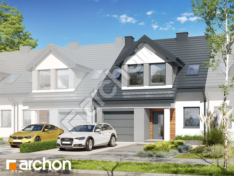 gotowy projekt Dom w klematisach 7 (SA) widok 1