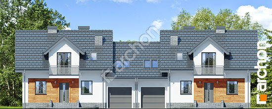 Elewacja frontowa projekt dom w perlowce r2n c5e00a3d334afb55a916e596a90b8955  264