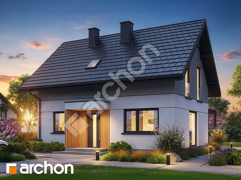 gotowy projekt Dom w zielistkach 33 (E) 