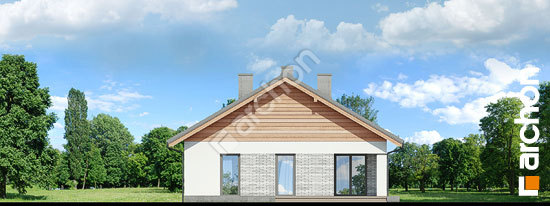 Elewacja boczna projekt dom w modrzewnicy 3 g2 176c98c55b776e0daf945280e482d5af  266