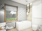 gotowy projekt Dom w modrzewnicy 3 (G2) Wizualizacja łazienki (wizualizacja 3 widok 1)