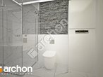 gotowy projekt Dom pod miłorzębem 7 (GBNA) Wizualizacja łazienki (wizualizacja 3 widok 3)