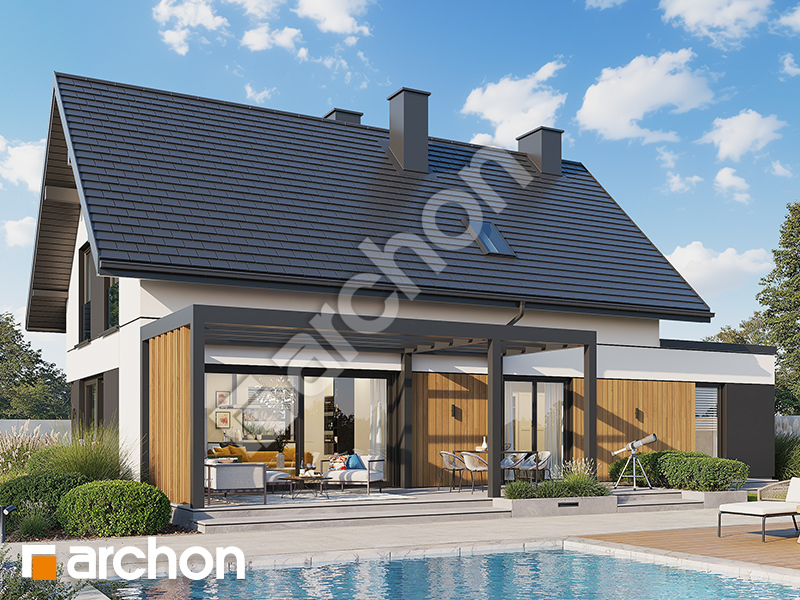 gotowy projekt Dom w honkeniach (G) widok 2