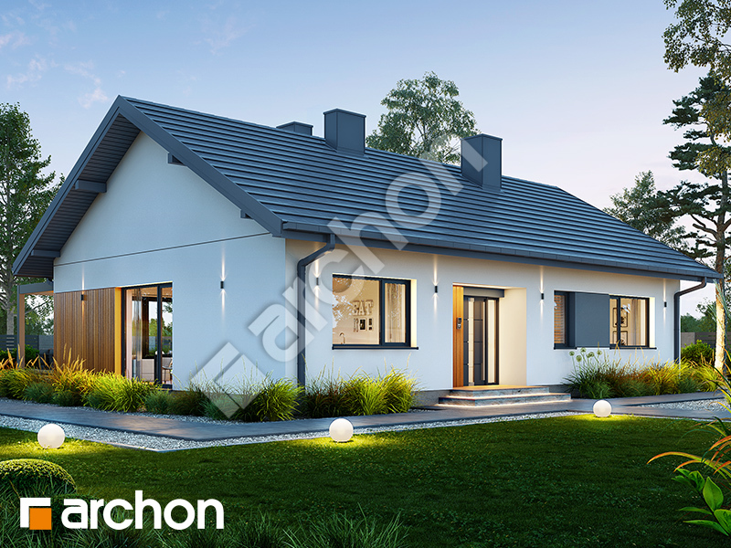 gotowy projekt Dom w lipiennikach 10 widok 2