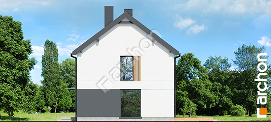 Elewacja boczna projekt dom w modrakach 3 r2a b3c33e4e94ecec05db719cd7ef515a45  265