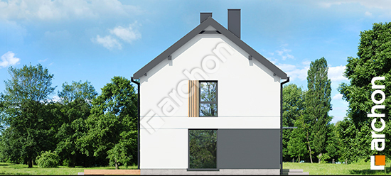 Elewacja boczna projekt dom w modrakach 3 r2a bab35a59245c6a156f1a5a88dd36a964  266