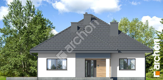 Elewacja frontowa projekt dom w nigellach 3 08739f295d4353910bb49c6234d67603  264