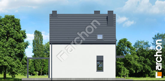 Elewacja boczna projekt dom w rododendronach 29 bb5d252367bb85c34181f32593f600c0  266