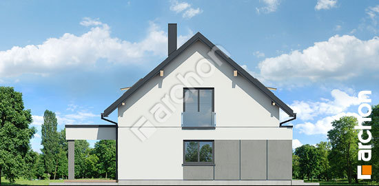 Elewacja boczna projekt dom pod brzoskwinia g2e oze 59dee60a2ee338f2876fb8f19467c4eb  266