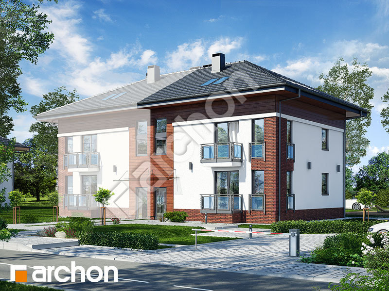 gotowy projekt Dom w sagowcach 2 widok 1