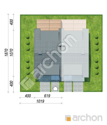 gotowy projekt Dom w riveach 16 (GB) sytuacja