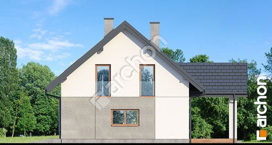 Elewacja boczna projekt dom w zdrojowkach 9 59032a488b7372de54689ab7dc389bd6  266