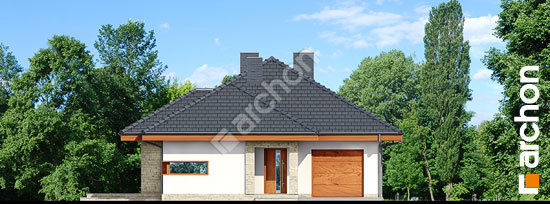 Elewacja frontowa projekt dom w cyprysikach ver 2 0b2a6e2baf78c6f1c323cbfb21810622  264