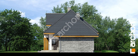 Elewacja boczna projekt dom w rukoli 3 na ba207dcce22ee602c7f2285eb16746dc  265