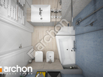 gotowy projekt Dom w nawłociach (G2) Wizualizacja łazienki (wizualizacja 3 widok 4)