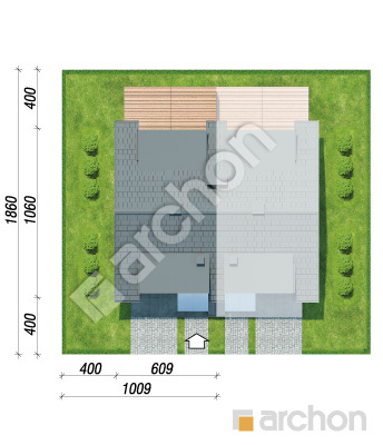 gotowy projekt Dom w riveach 16 (GB) sytuacja