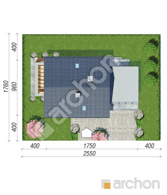 gotowy projekt Dom w zdrojówkach 7 (G2) sytuacja