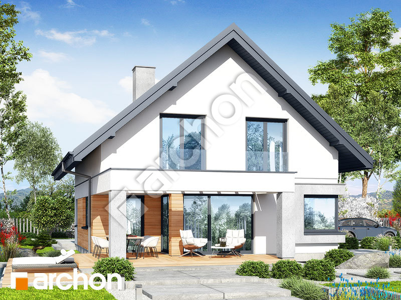 gotowy projekt Dom w zdrojówkach 7 (G2) widok 2