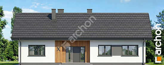 Elewacja frontowa projekt dom w kruszczykach 33 125bb811876d98ece4ab74d43b17dd01  264