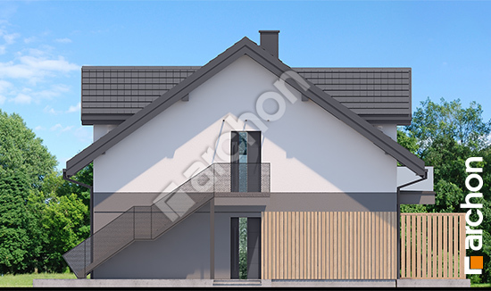 Elewacja boczna projekt dom w omanach r2be 1e0eeb8319dfa9c90ec076acb97e8320  266