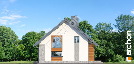 Elewacja boczna projekt dom w bugenwillach g2p 0c14bd6eef515294f505979f80ded409  265