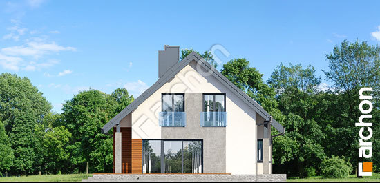 Elewacja boczna projekt dom w bugenwillach g2p 55ce1c6369991417a4b16492258751c8  266