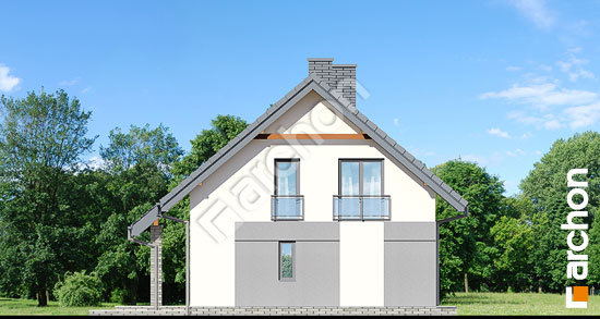 Elewacja boczna projekt dom w malinowkach b008aef893fee9b9c537b3b2fedaf222  265