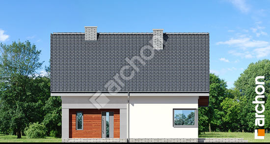 Elewacja frontowa projekt dom w malinowkach bcbba8c43aedebc0c835bca373adef0c  264