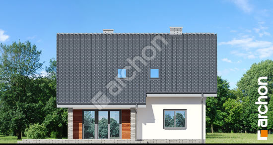 Elewacja ogrodowa projekt dom w malinowkach 7df3fc40edcb384ef8116f5ba40ed1d8  267