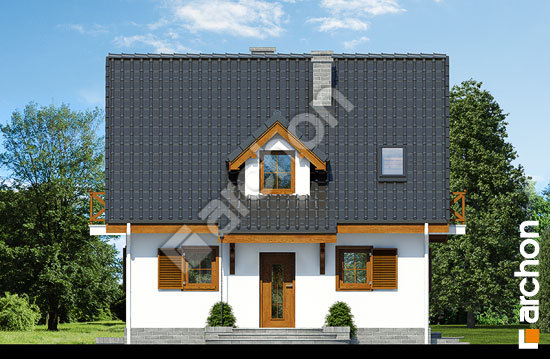 Elewacja frontowa projekt dom w poziomkach 3 p ver 2 f46bc588f2ead8d8f90d999d65b9eb55  264