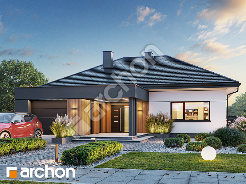 gotowy projekt Dom pod złotokapem 2 (GE) widok 1