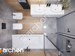 gotowy projekt Dom w różanecznikach 3 (G2) Wizualizacja łazienki (wizualizacja 3 widok 4)
