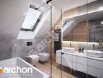 gotowy projekt Dom w różanecznikach 3 (G2) Wizualizacja łazienki (wizualizacja 3 widok 3)