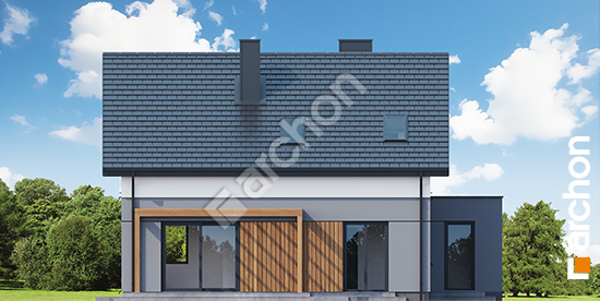 Elewacja boczna projekt dom w nieszpulkach g cbbd8849b62c0617775df4980a6d640d  265