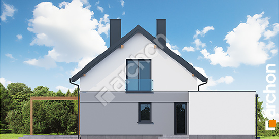 Elewacja ogrodowa projekt dom w nieszpulkach g 21a379c1aeaf4da2f39a4aee021596b3  267